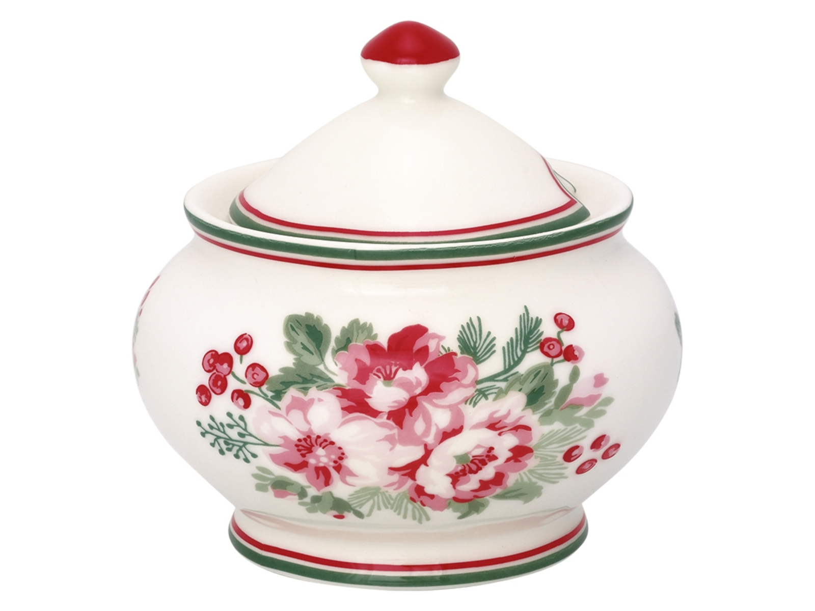 Greengate Charline Zuckerdose white 0,3 l Freisteller