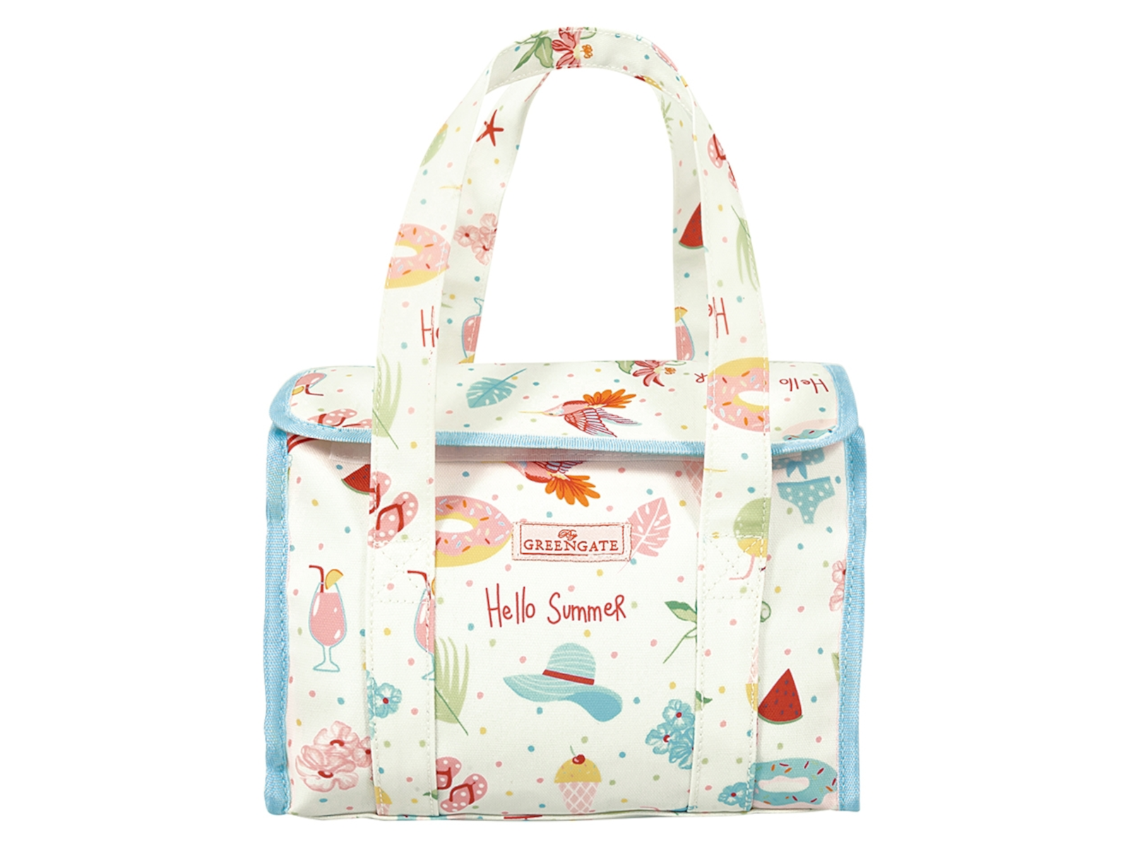 Greengate Lula Lunchbag small white Freisteller