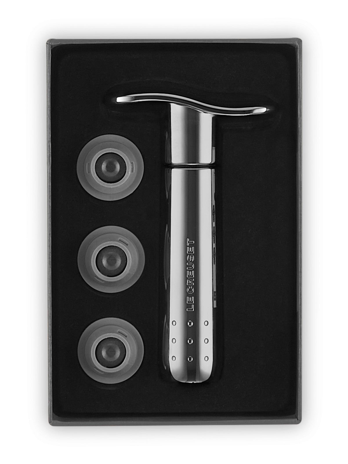 Le Creuset Weinpumpe WA-137 Black Metal Freisteller 3