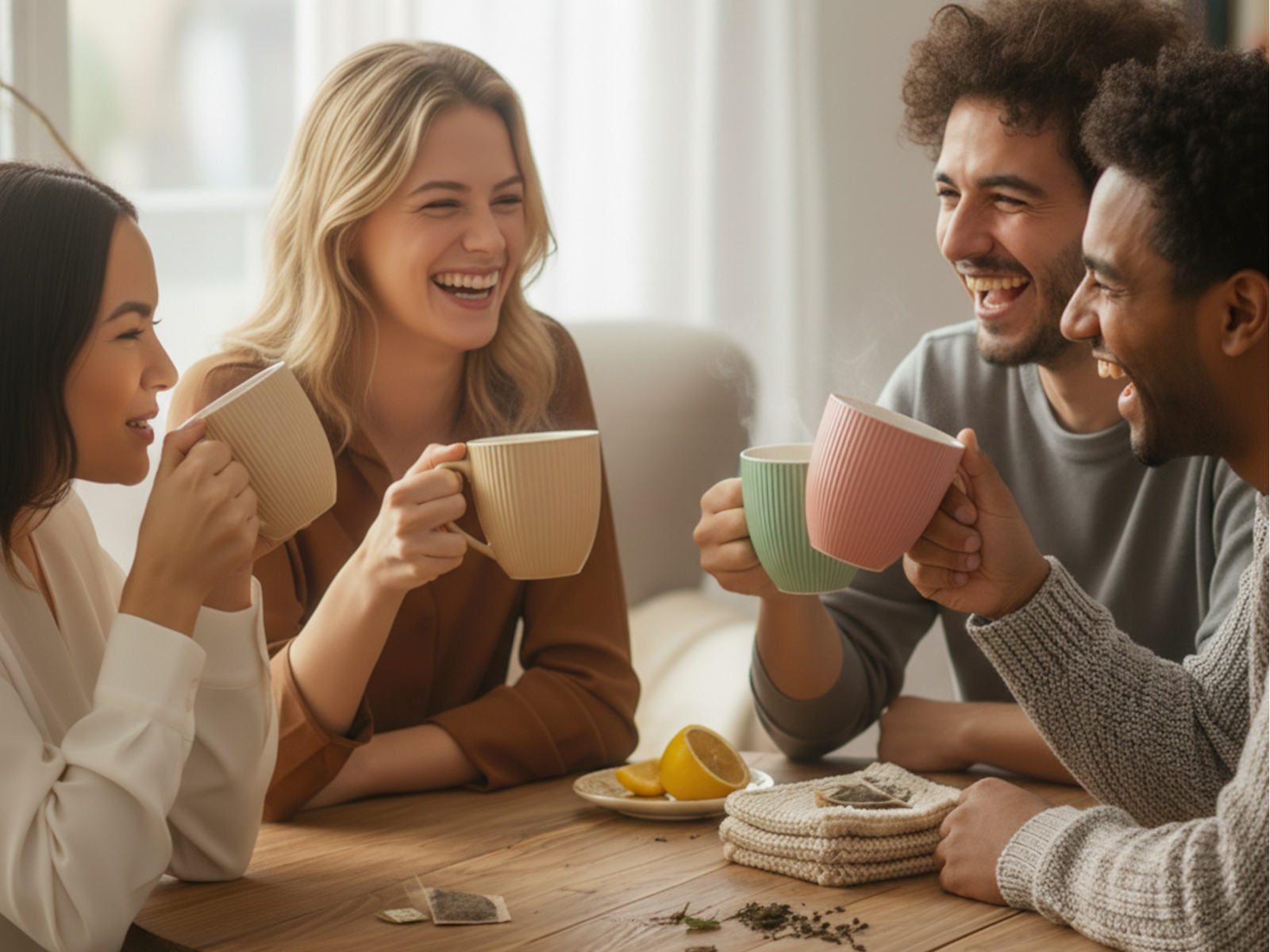 Cangoo Cup® Embossed Green Teebecher 0,33l Lifestyle 7