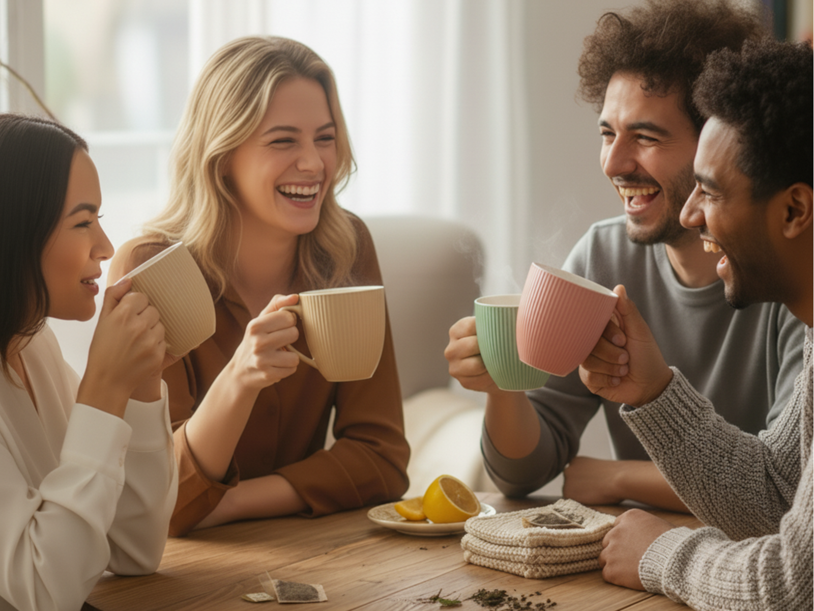 Cangoo Cup® Embossed Beige Teebecher 0,33l Lifestyle 6