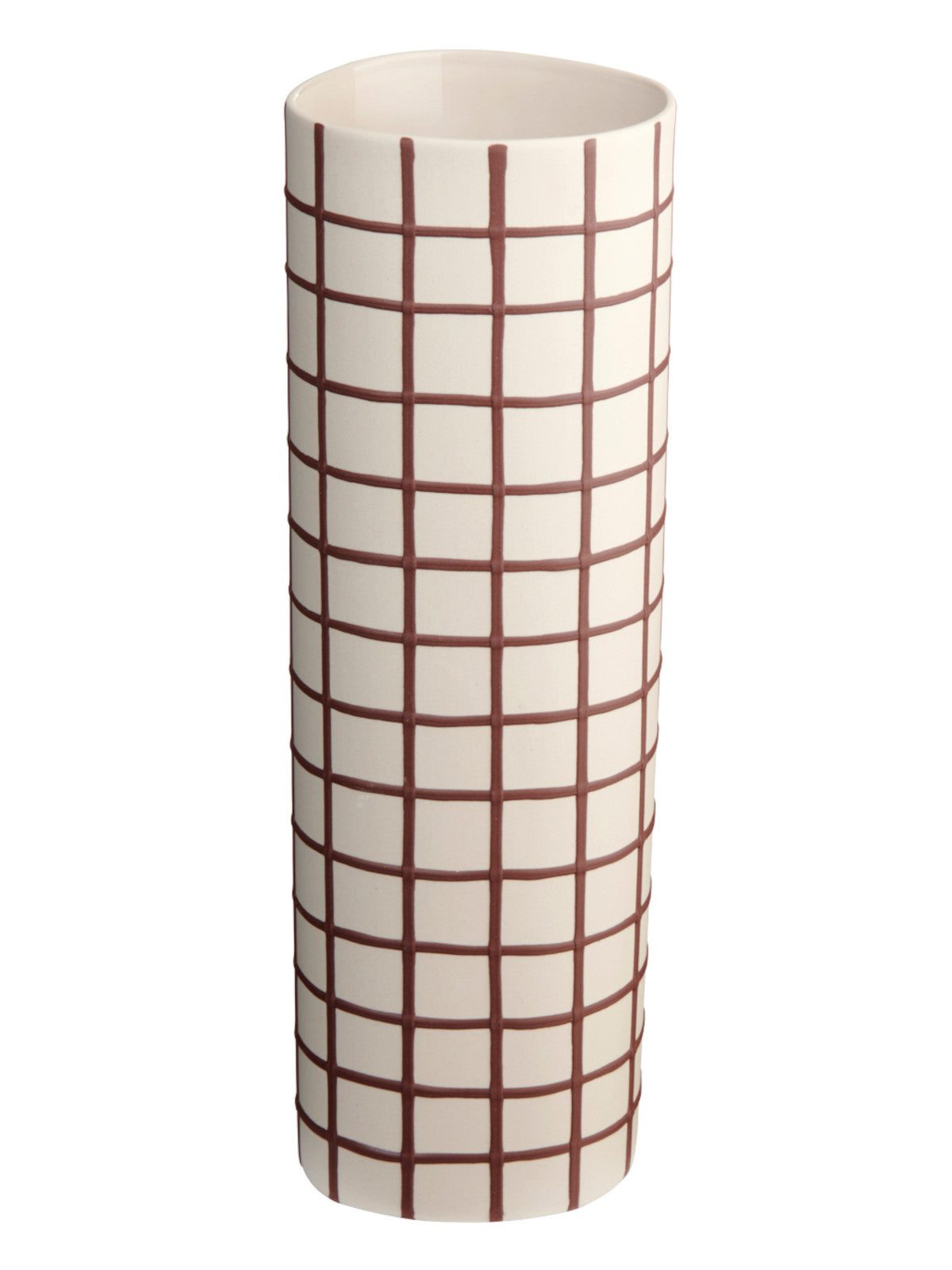 ASA lines and square Vase bordeaux squares 25cm Freisteller 1