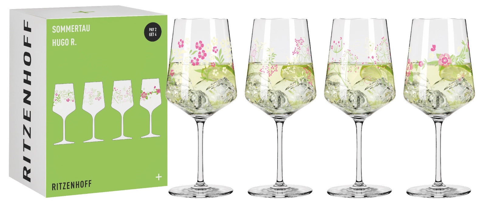 RITZENHOFF Sommertau Hugo 4er Set F23 Freisteller