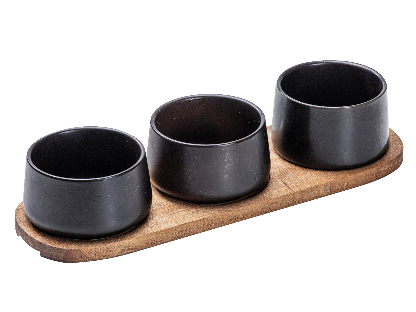 Ladelle ELEMENTS Schalen-& Tablettset mittel onyx 4tlg Freisteller1