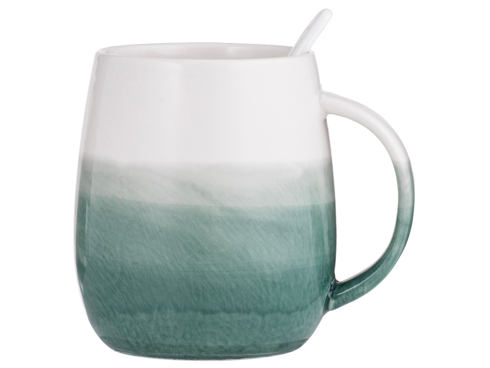 ladelle Immerse schattiert smaragd Becher- & Löffel-Set 12cm Freisteller1