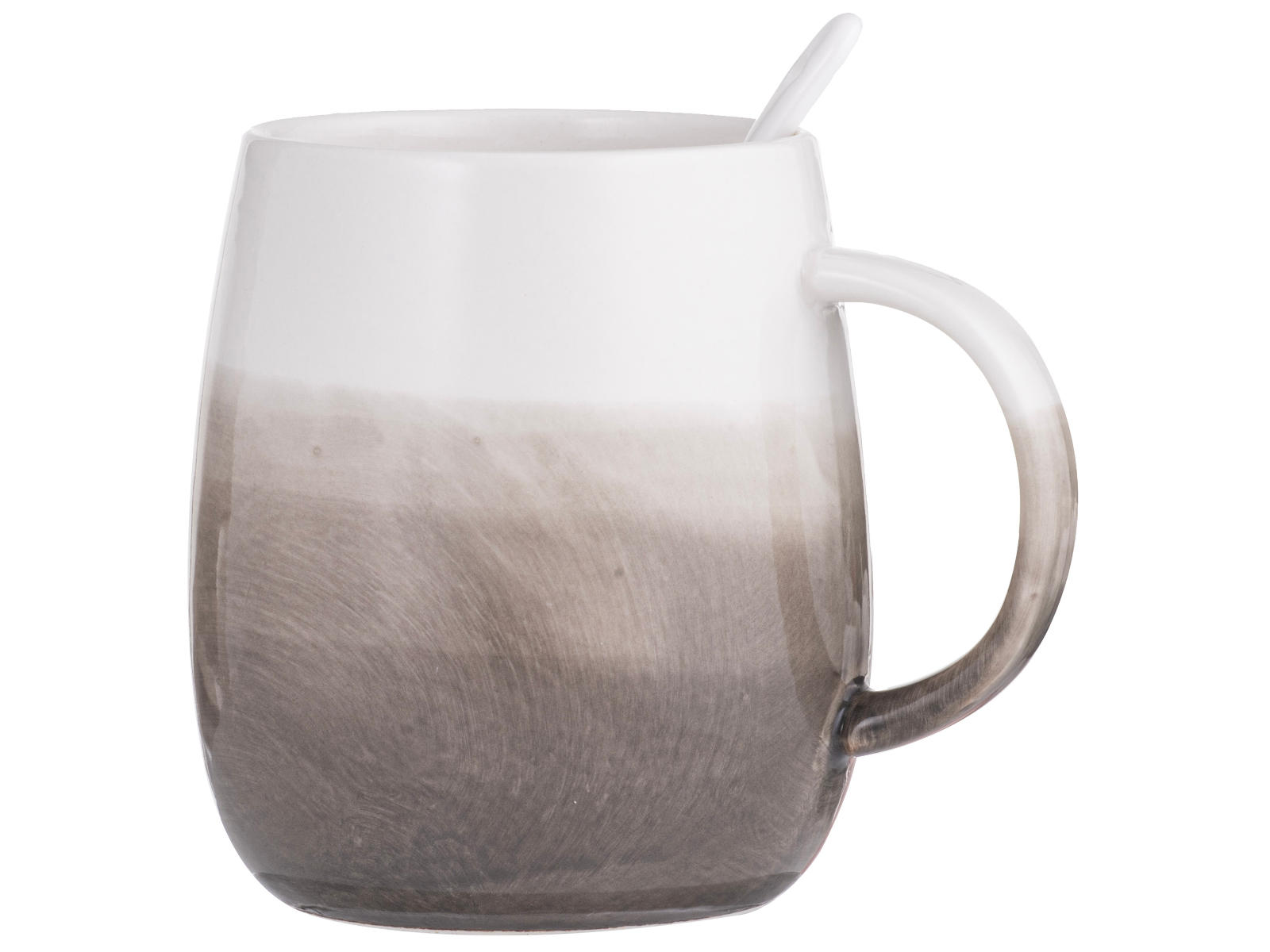 ladelle Immerse schattiert Mokka Becher- & Löffel-Set 12cm Freisteller1