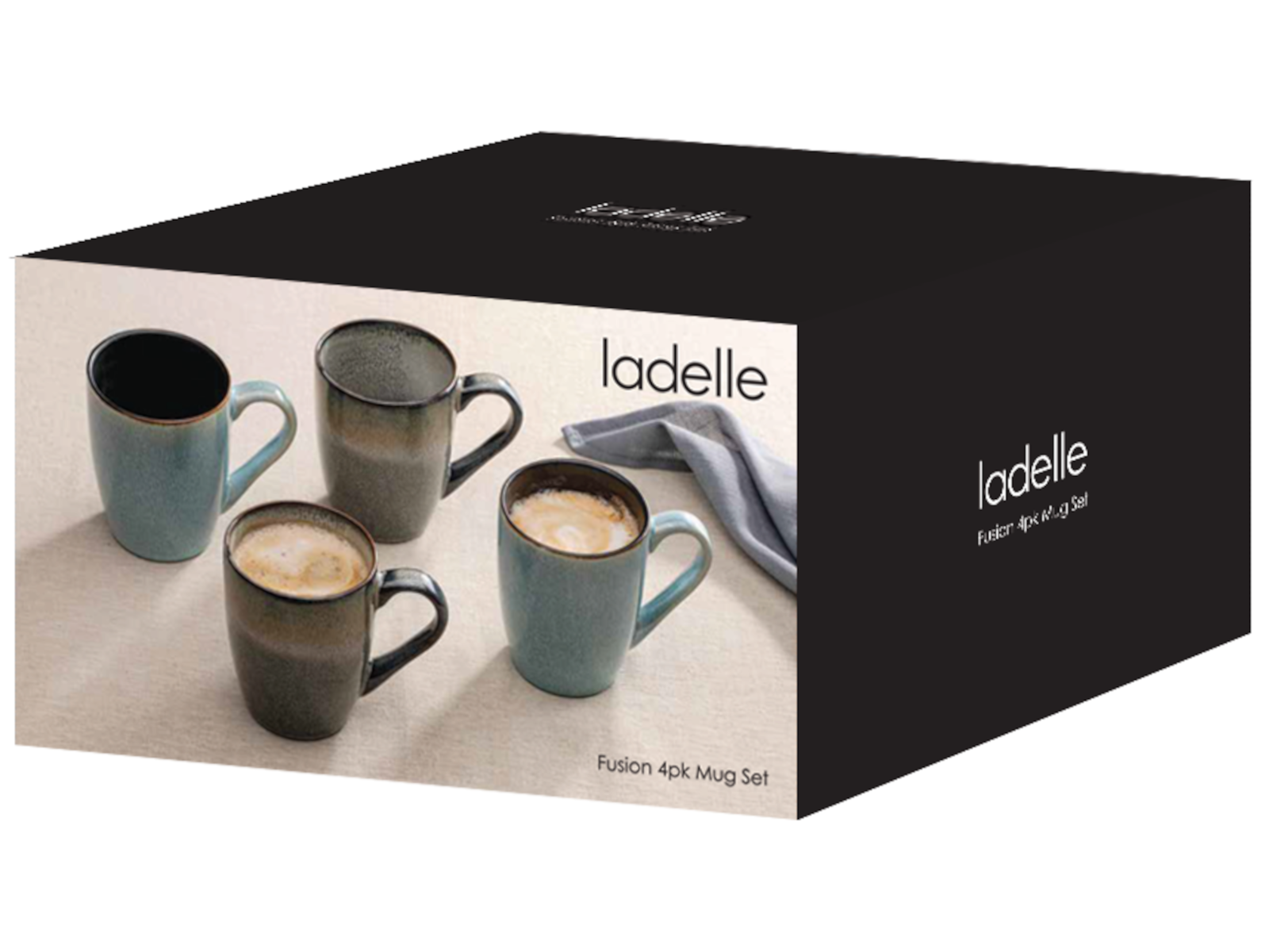 ladelle Fusion mokka Mug 4er Set 10,5cm Fresteller2