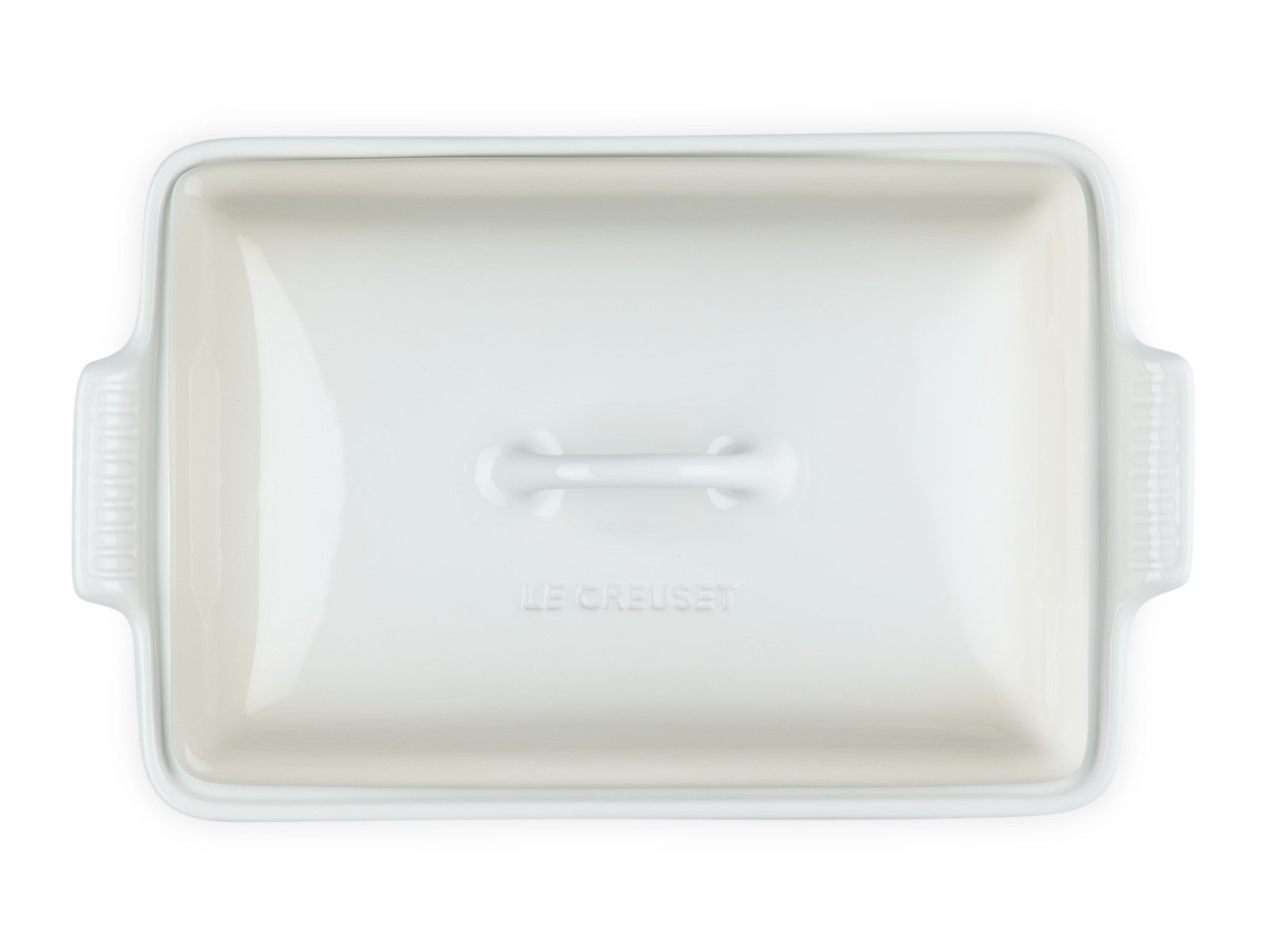 Le Creuset Auflaufform mit Deckel Tradition rechteckig meringue 33cm Freisteller 4
