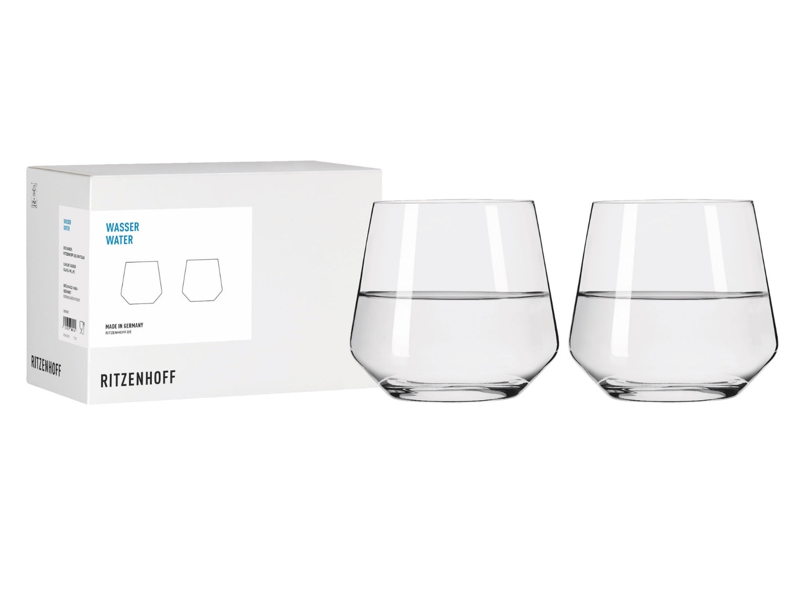 Ritzenhoff Lichtweiss Wasserglas Carlos 2er Set RDT H25 - Produktbild 3