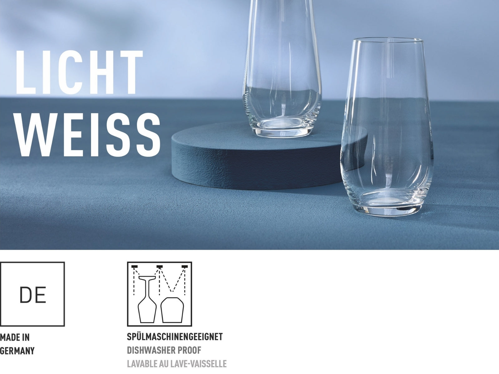 Ritzenhoff Lichtweiss Wasserglas Lilly 2er Set RDT H25 - Produktbild 5