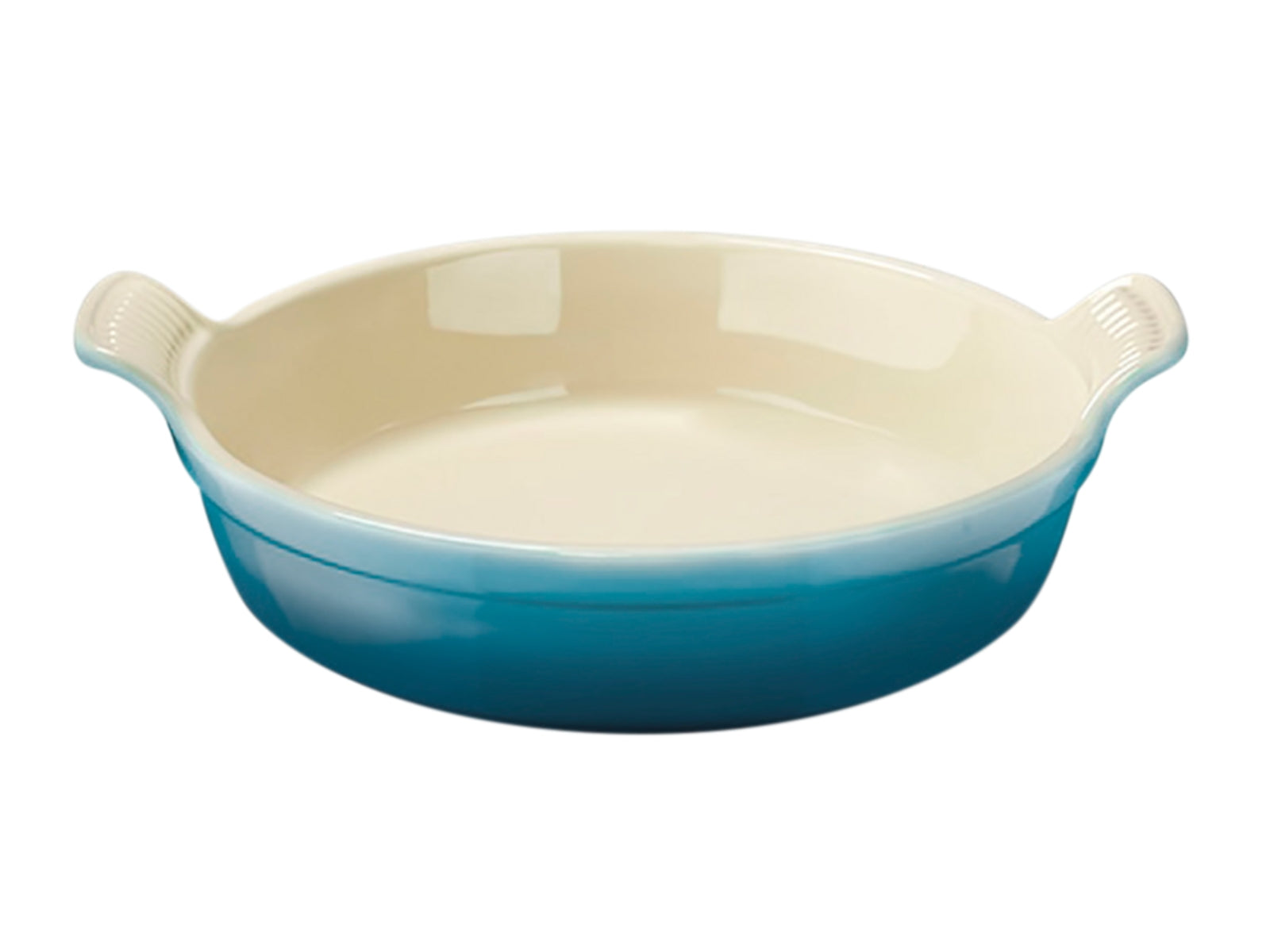 Le Creuset Auflaufform Tradition rund deep teal 24cm - Produktbild 1