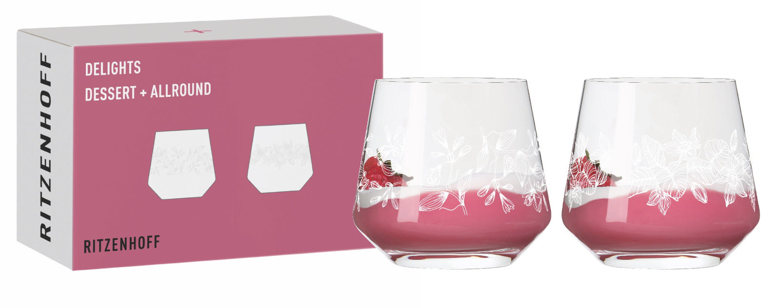 RITZENHOFF Delights Dessertglas 2er Set F23 #3 #4 Freisteller