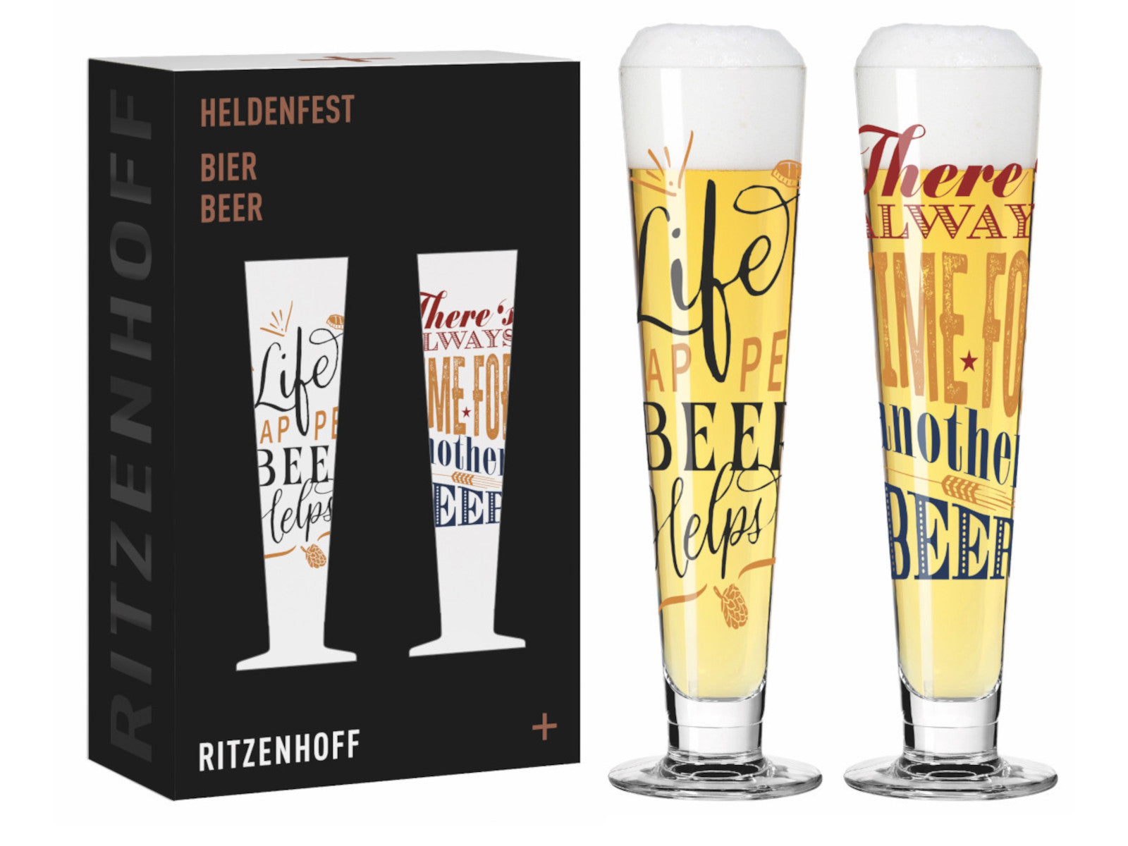 Ritzenhoff Heldenfest Bierglas 2er Set F25 Freisteller 1