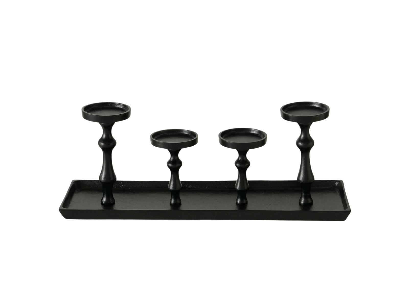 Boltze Furo Kerzenleuchter schwarz 53cm (1 Stück) Freisteller