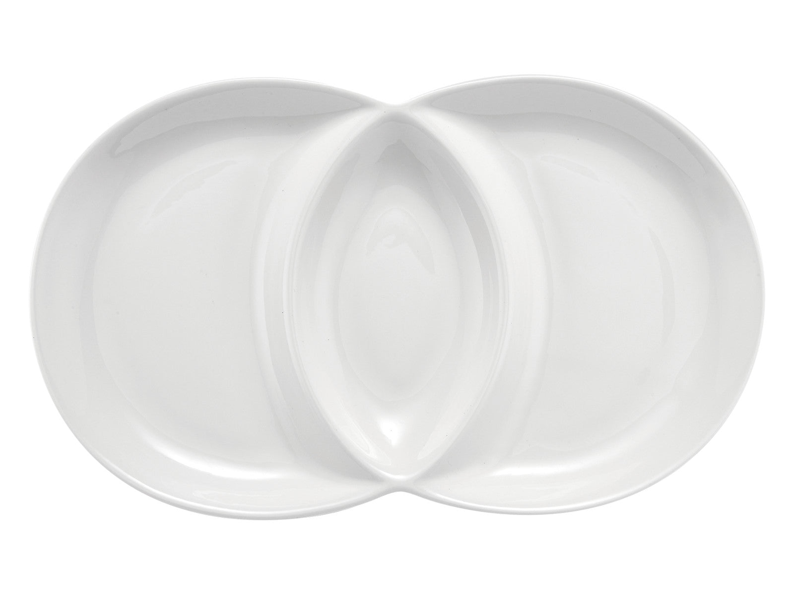 ladelle Alto Serve & Share Servierteller loopförmig weiß 43cm Freisteller 1