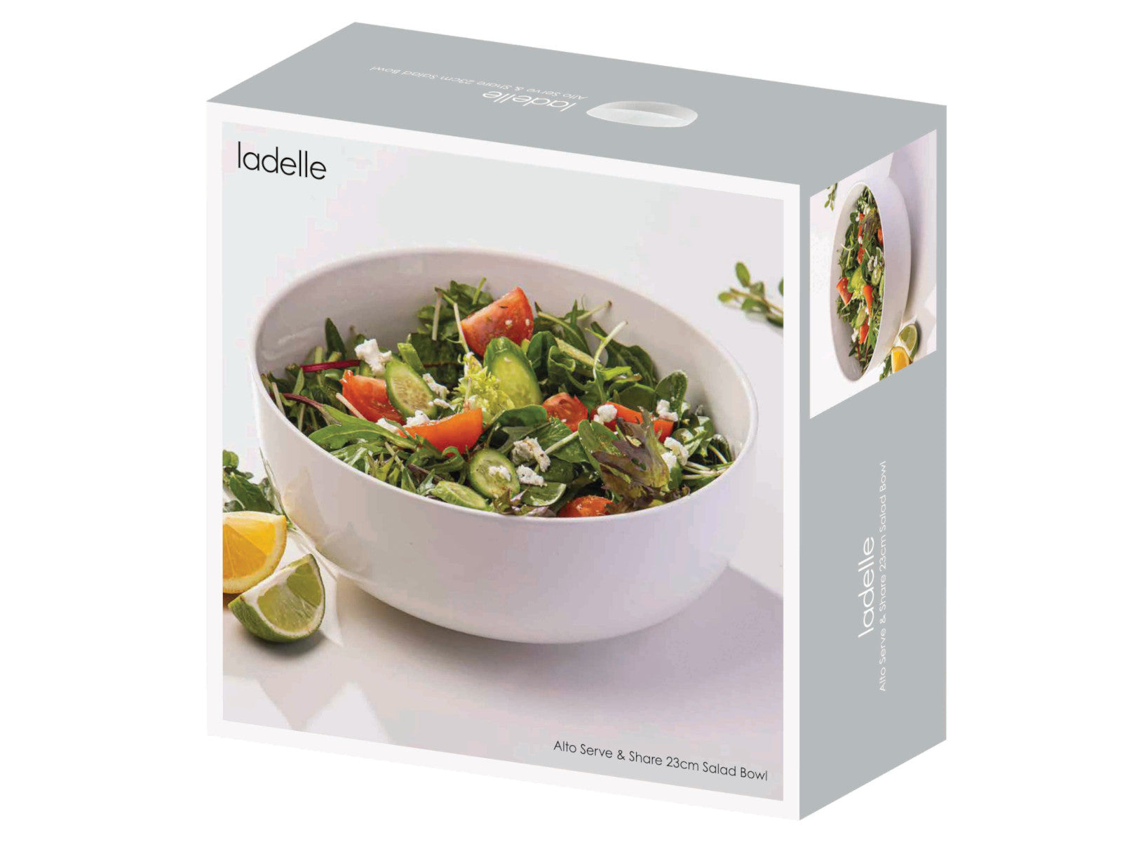 ladelle Alto Serve & Share Salatschüssel weiß 23cm Freisteller 3