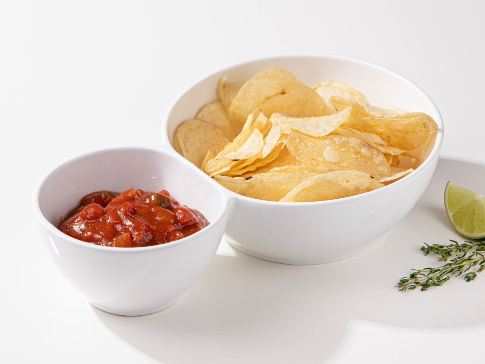 ladelle Alto Serve & Share Schale weiß 2tlg Lifestyle 2