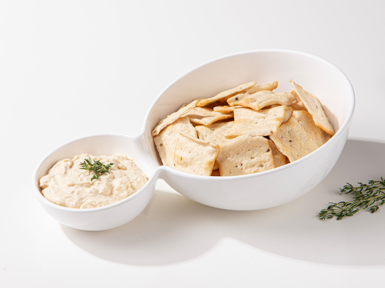 ladelle Alto Serve & Share Schale weiß 26cm Lifestyle 3