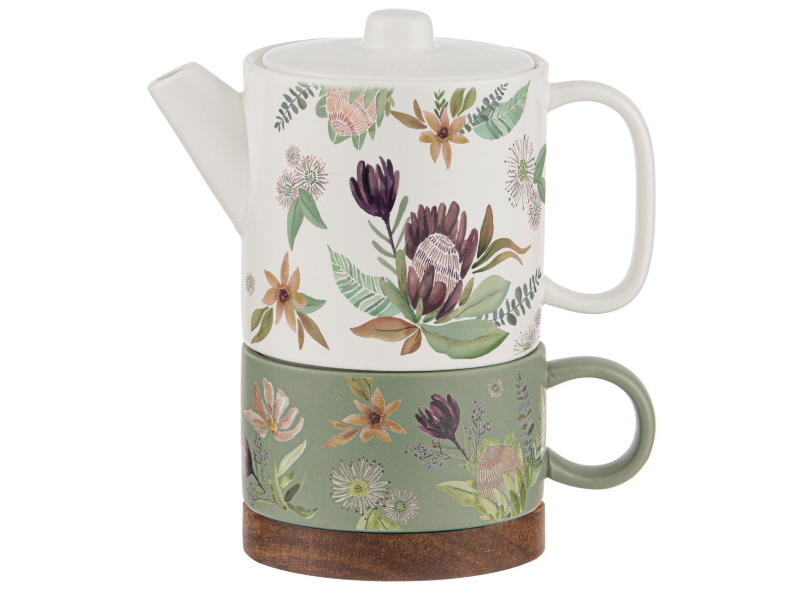 ladelle Leura Teekanne mit Tasse 9,3cm Freisteller 1