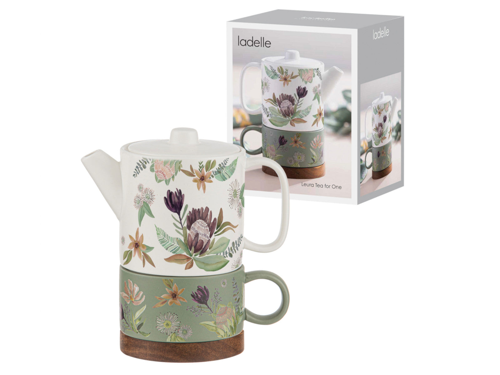 ladelle Leura Teekanne mit Tasse 9,3cm Freisteller 2