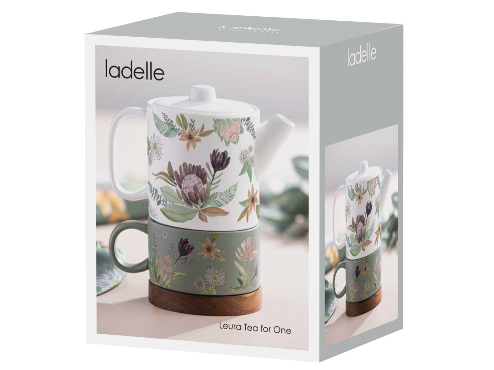 ladelle Leura Teekanne mit Tasse 9,3cm Freisteller 3