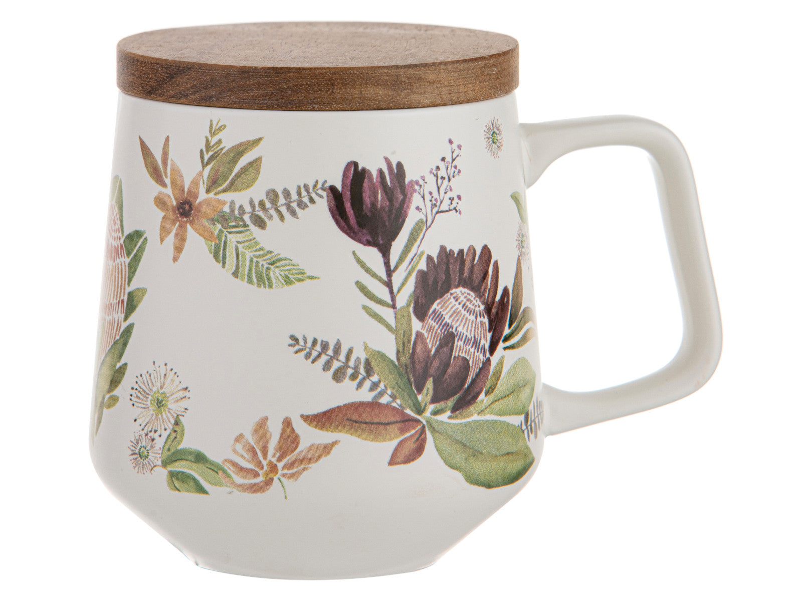 ladelle Leura Becher- & Untersetzerset cremeweiß Freisteller 1