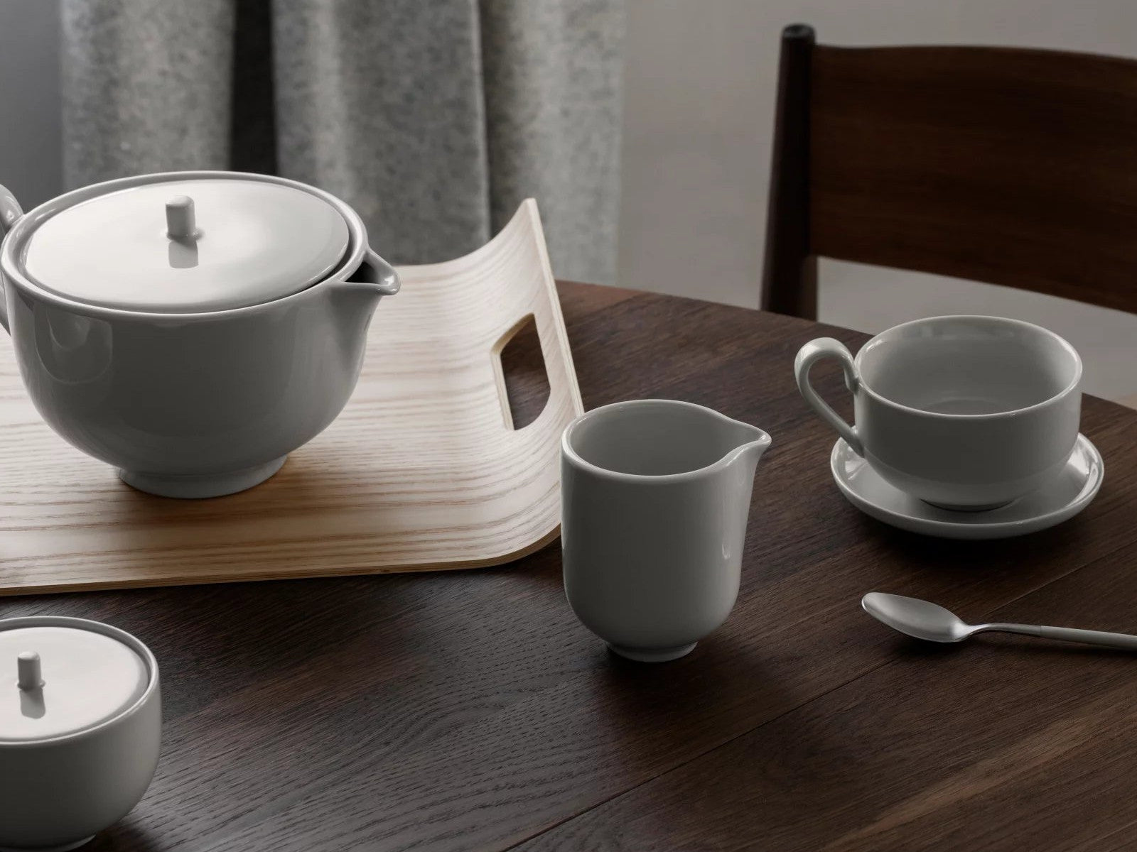 Blomus MAXIME Espressolöffel-Set sharkskin 4tlg Lifestyle 2