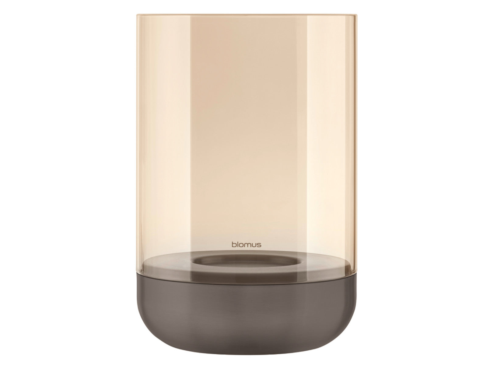 Blomus CALMA Windlicht burned metal L 15cm Freisteller 1