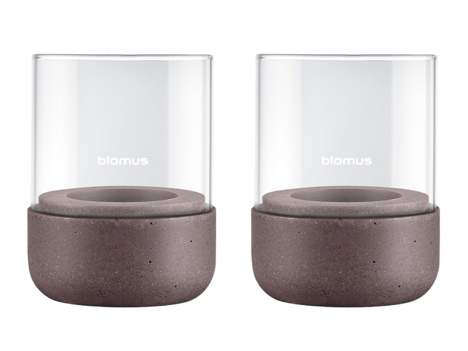 Blomus CALMA Windlicht cedar wood XS 2er Set Freisteller 1