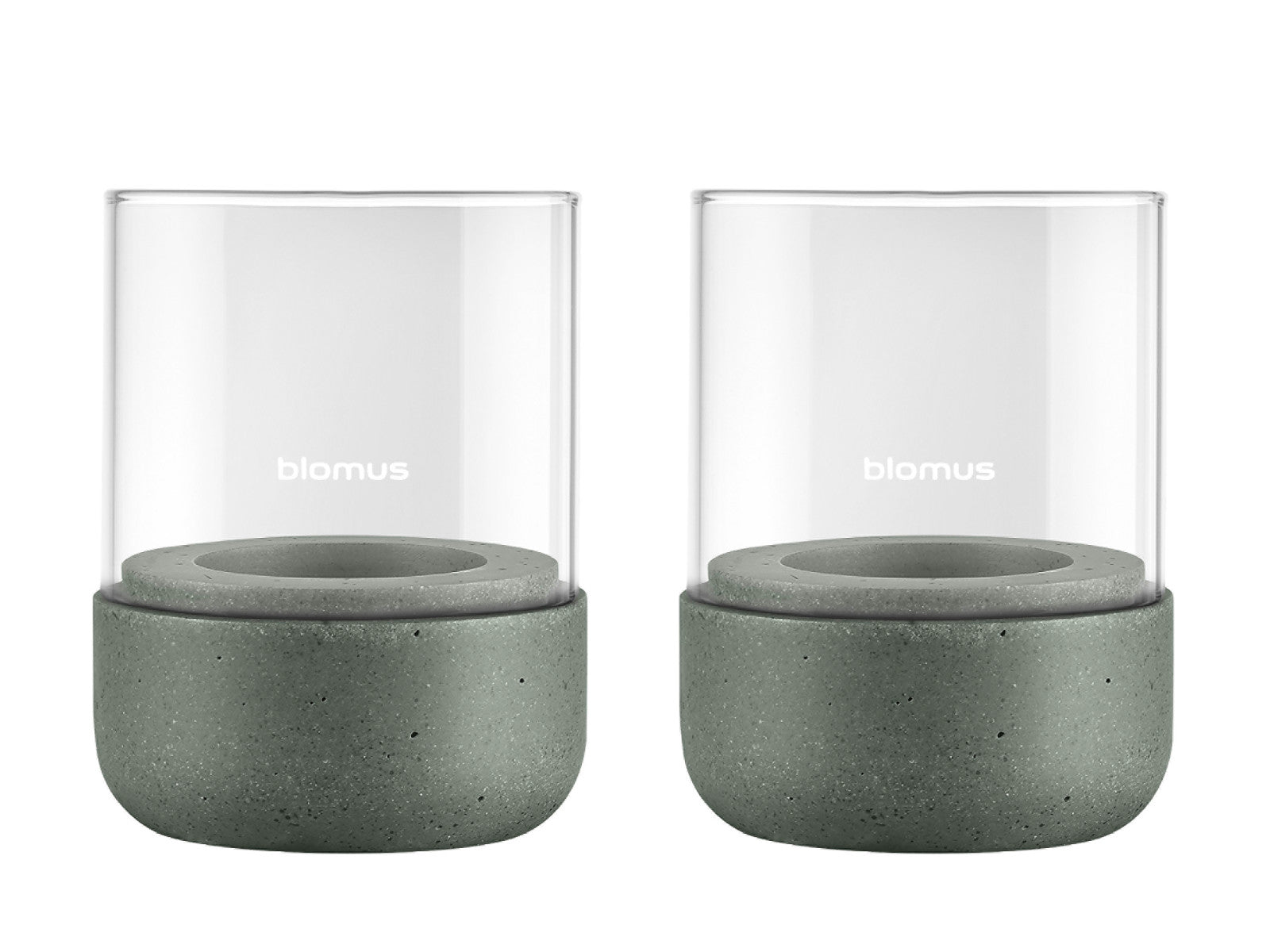 Blomus CALMA Windlicht agave green XS 2er Set Freisteller 1