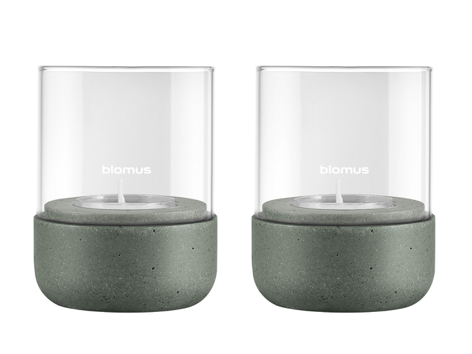 Blomus CALMA Windlicht agave green XS 2er Set Freisteller 2