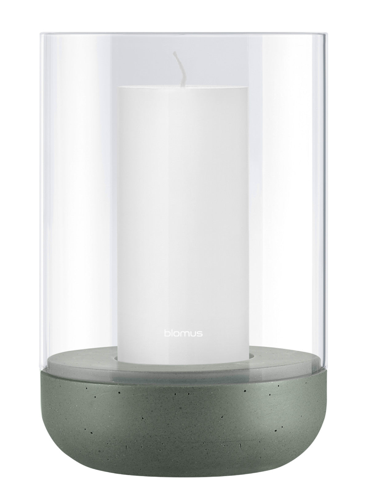 Blomus CALMA Windlicht agave green L 15cm Freisteller 2