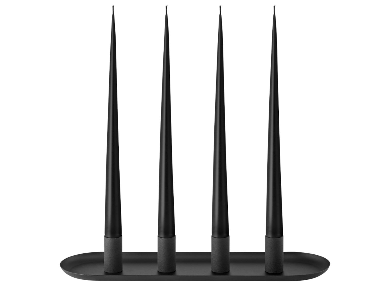 Blomus LOHA Kerzenhalter oval black 37cm Freisteller 2