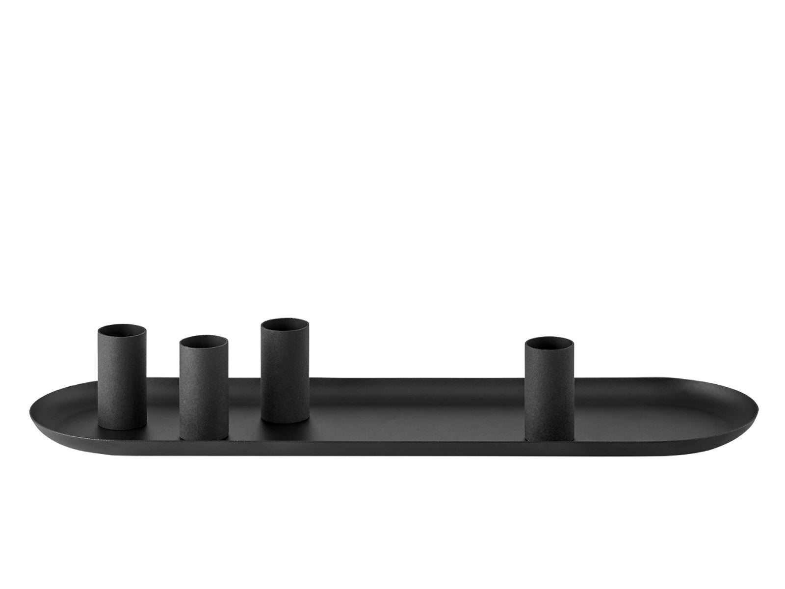 Blomus LOHA Kerzenhalter oval black 37cm Freisteller 5