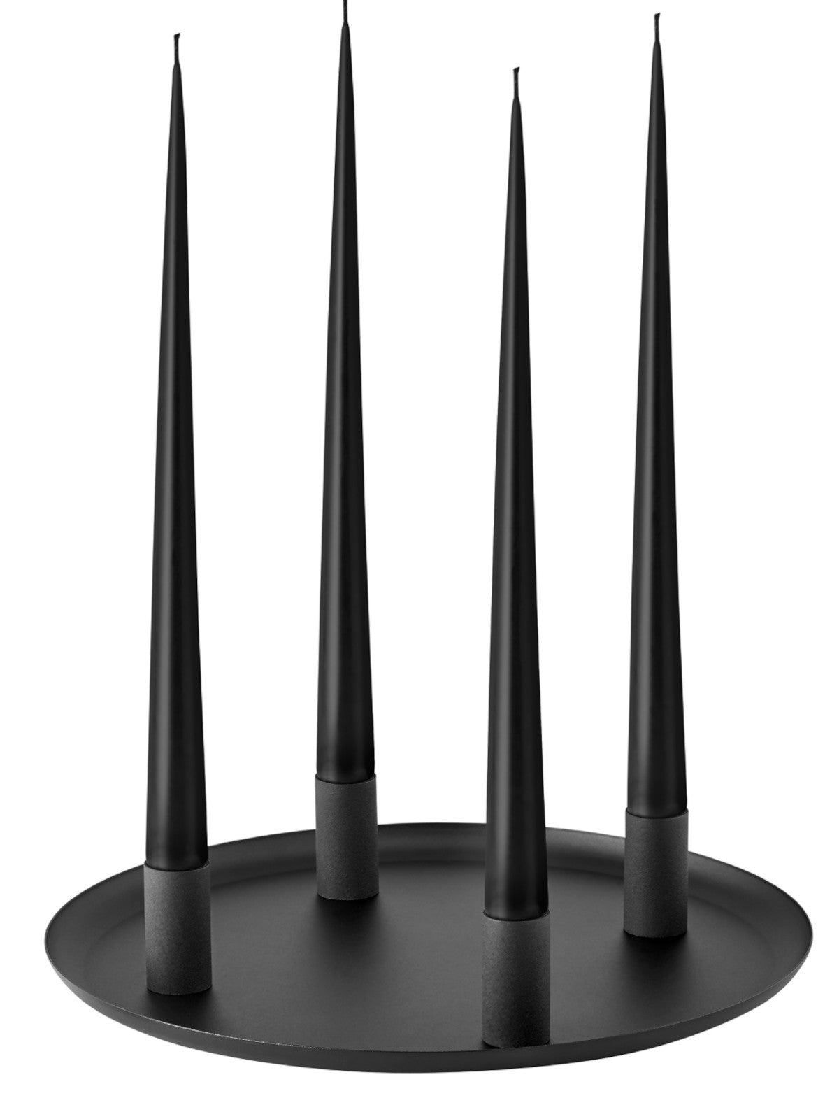 Blomus LOHA Kerzenhalter rund black 30cm Freisteller 1