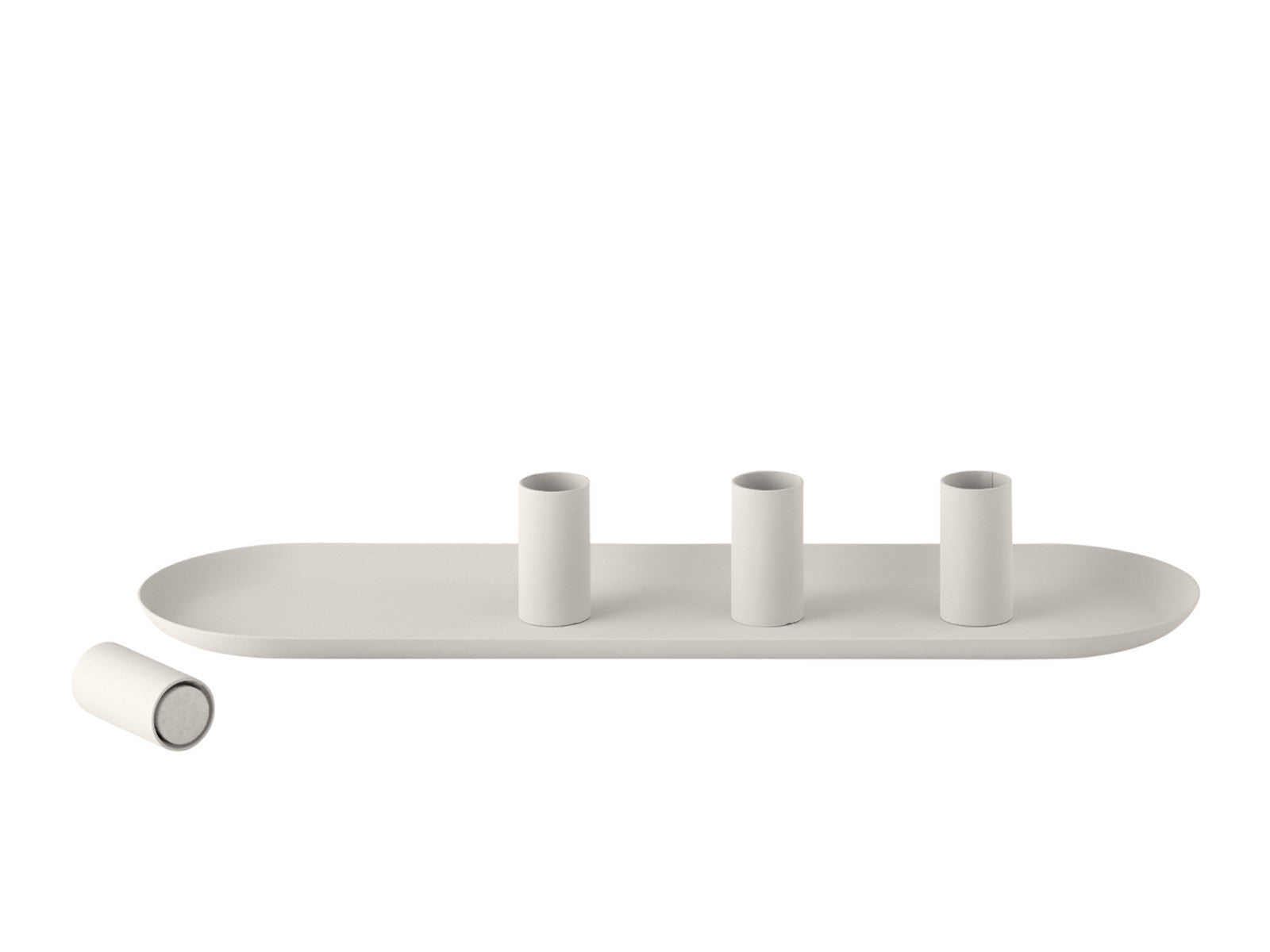 Blomus LOHA Kerzenhalter oval moonbeam 37cm Freisteller 2