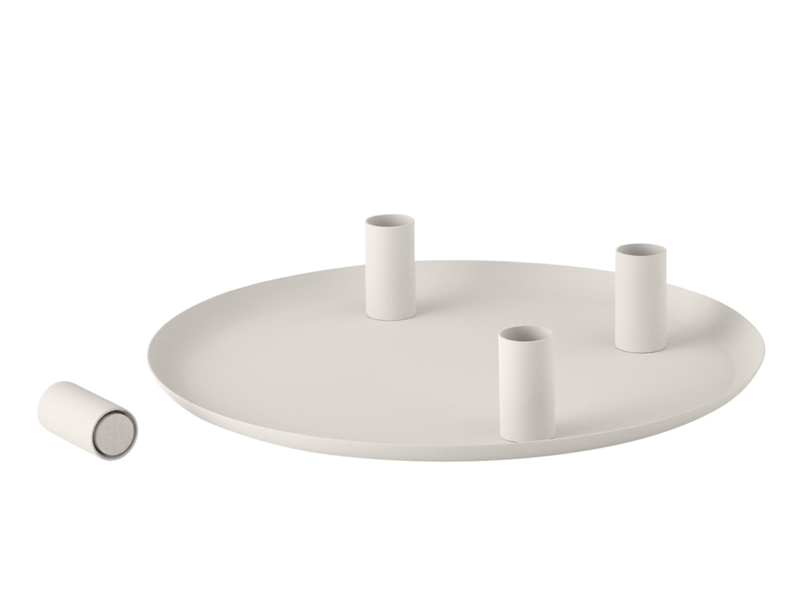 Blomus LOHA Kerzenhalter rund moonbeam 30cm Freisteller 4