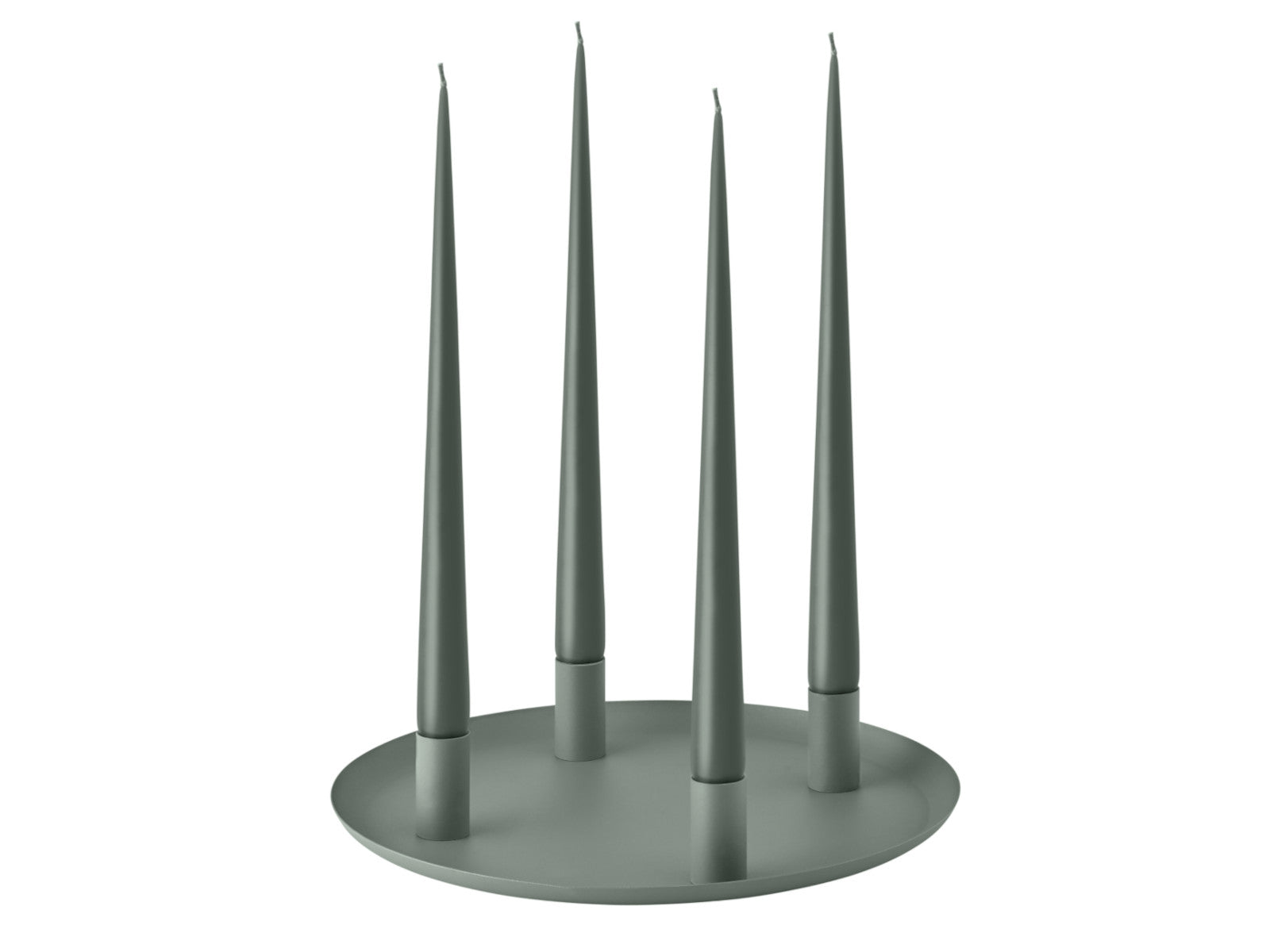 Blomus LOHA Kerzenhalter rund agave green 30cm Freisteller 2