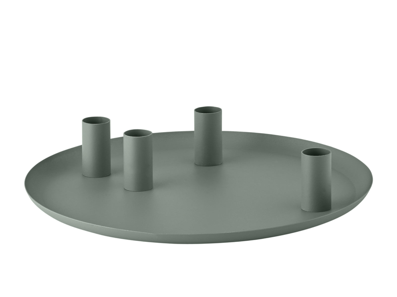 Blomus LOHA Kerzenhalter rund agave green 30cm Freisteller 4