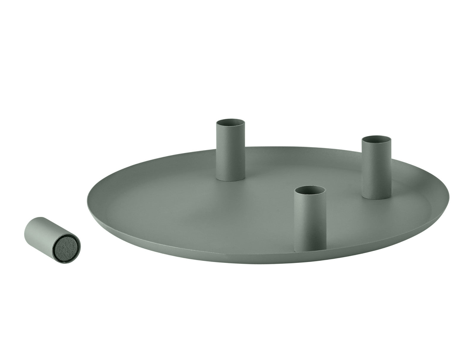 Blomus LOHA Kerzenhalter rund agave green 30cm Freisteller 5