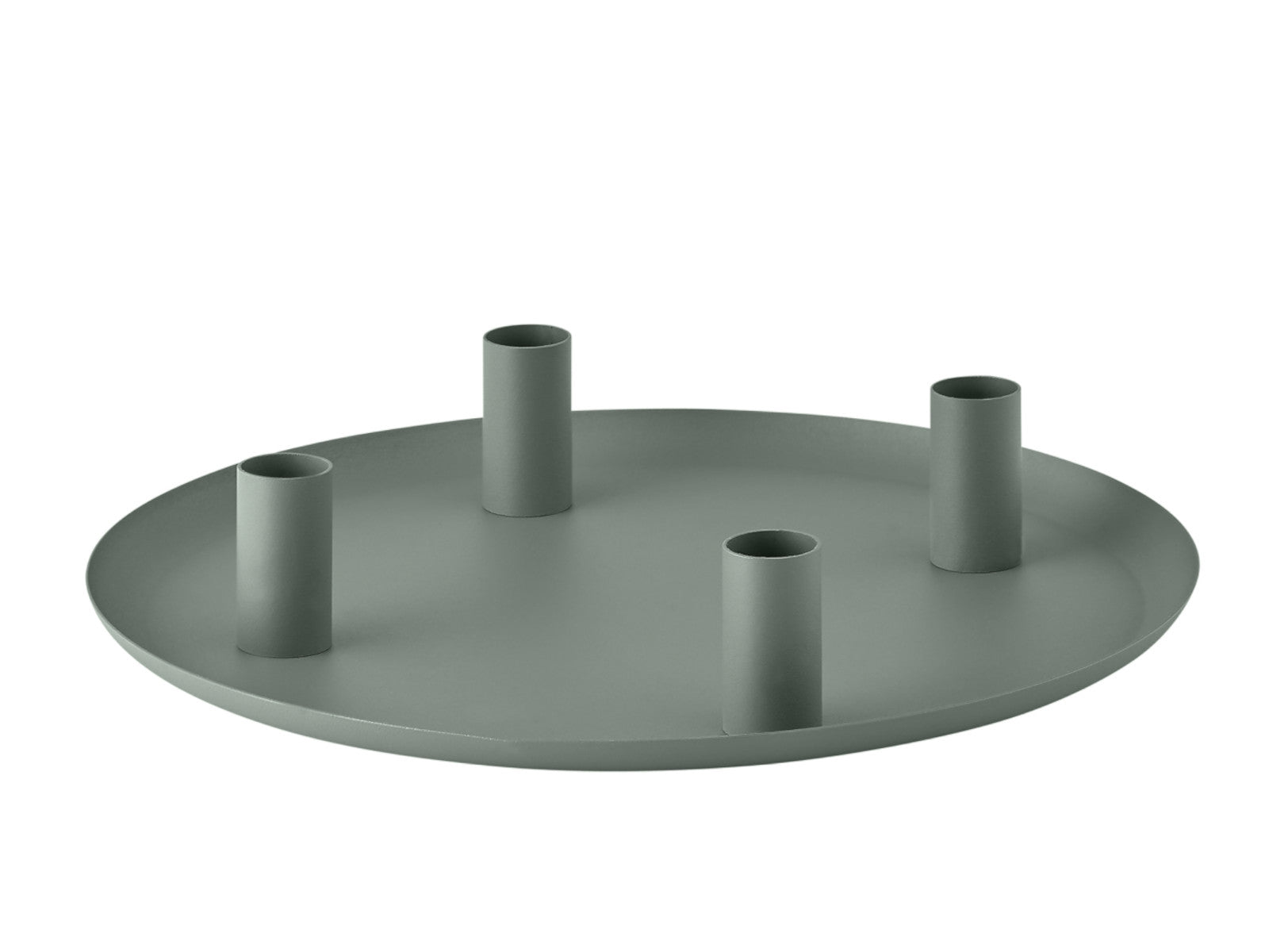 Blomus LOHA Kerzenhalter rund agave green 30cm Freisteller 3