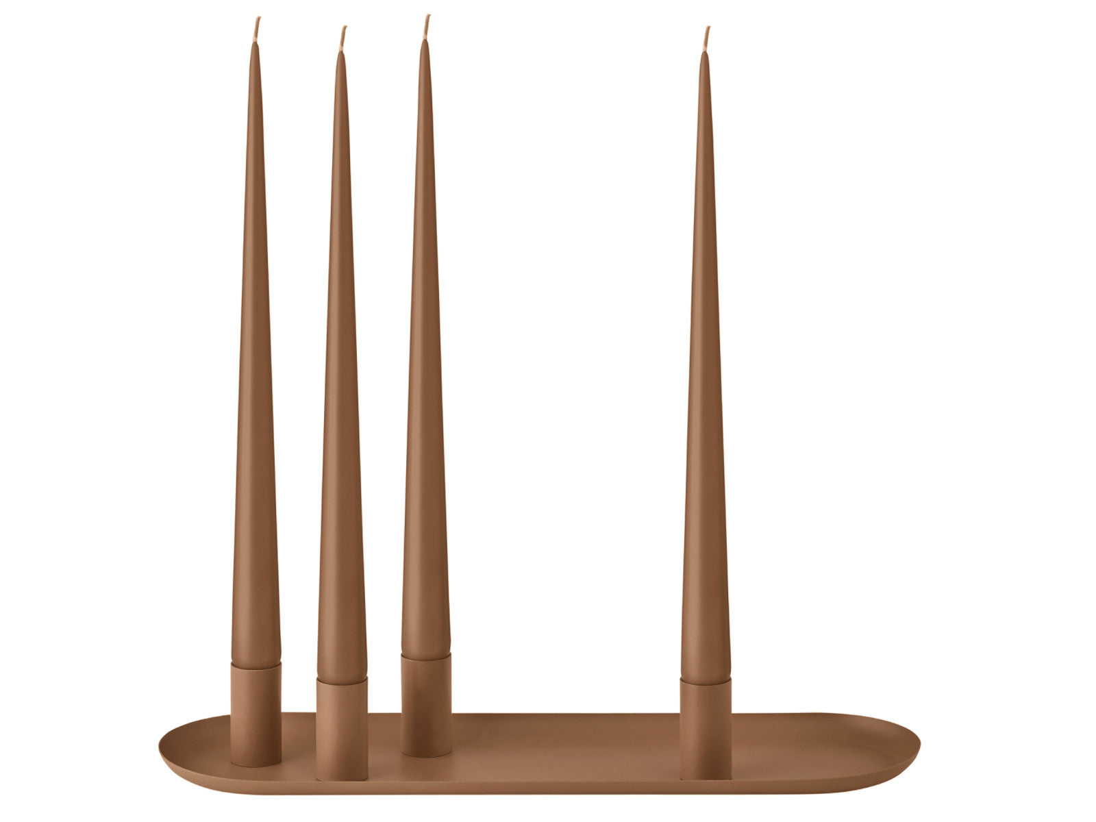 Blomus LOHA Kerzenhalter oval amber brown 37cm Freisteller 2