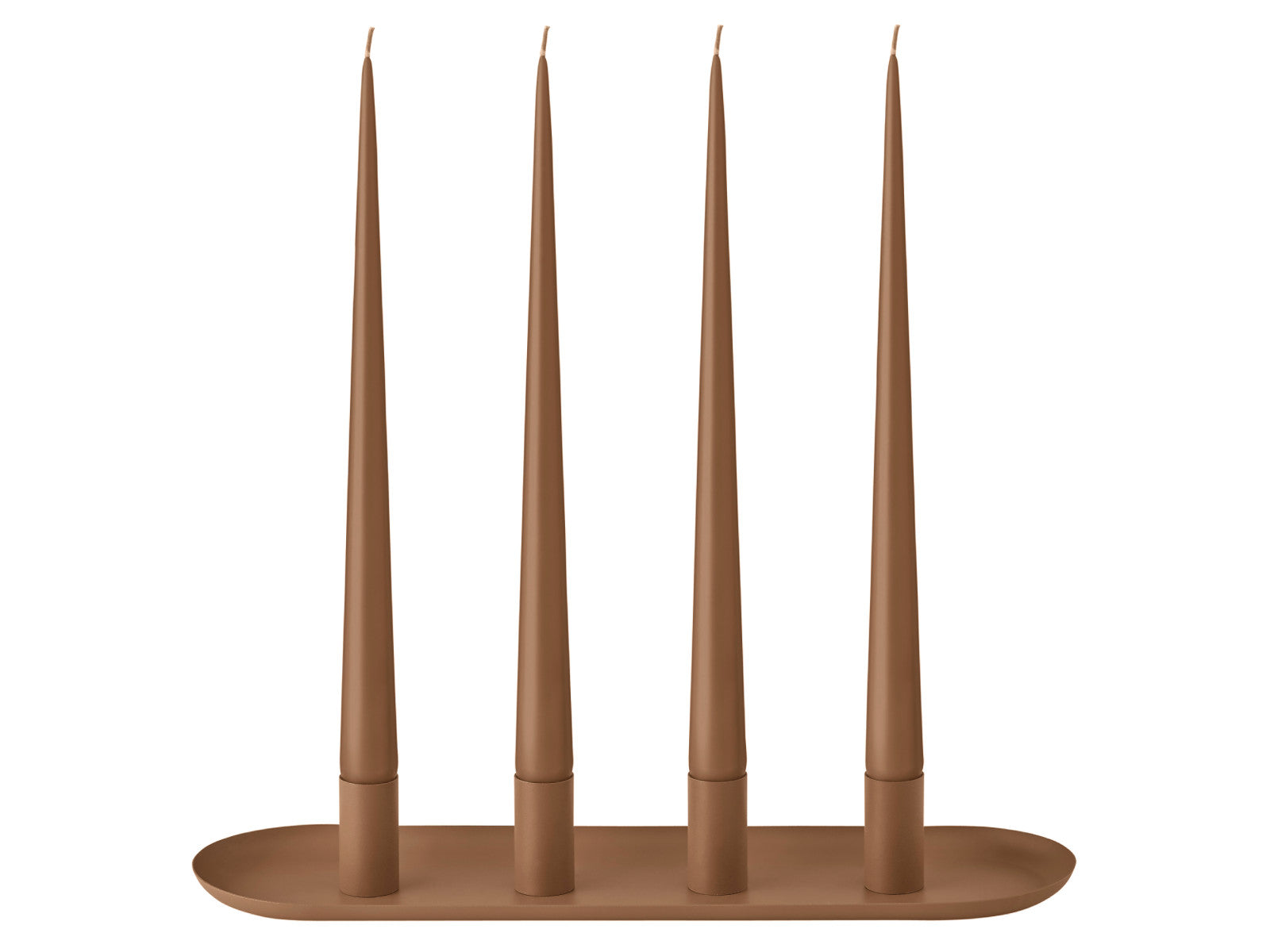 Blomus LOHA Kerzenhalter oval amber brown 37cm Freisteller 1