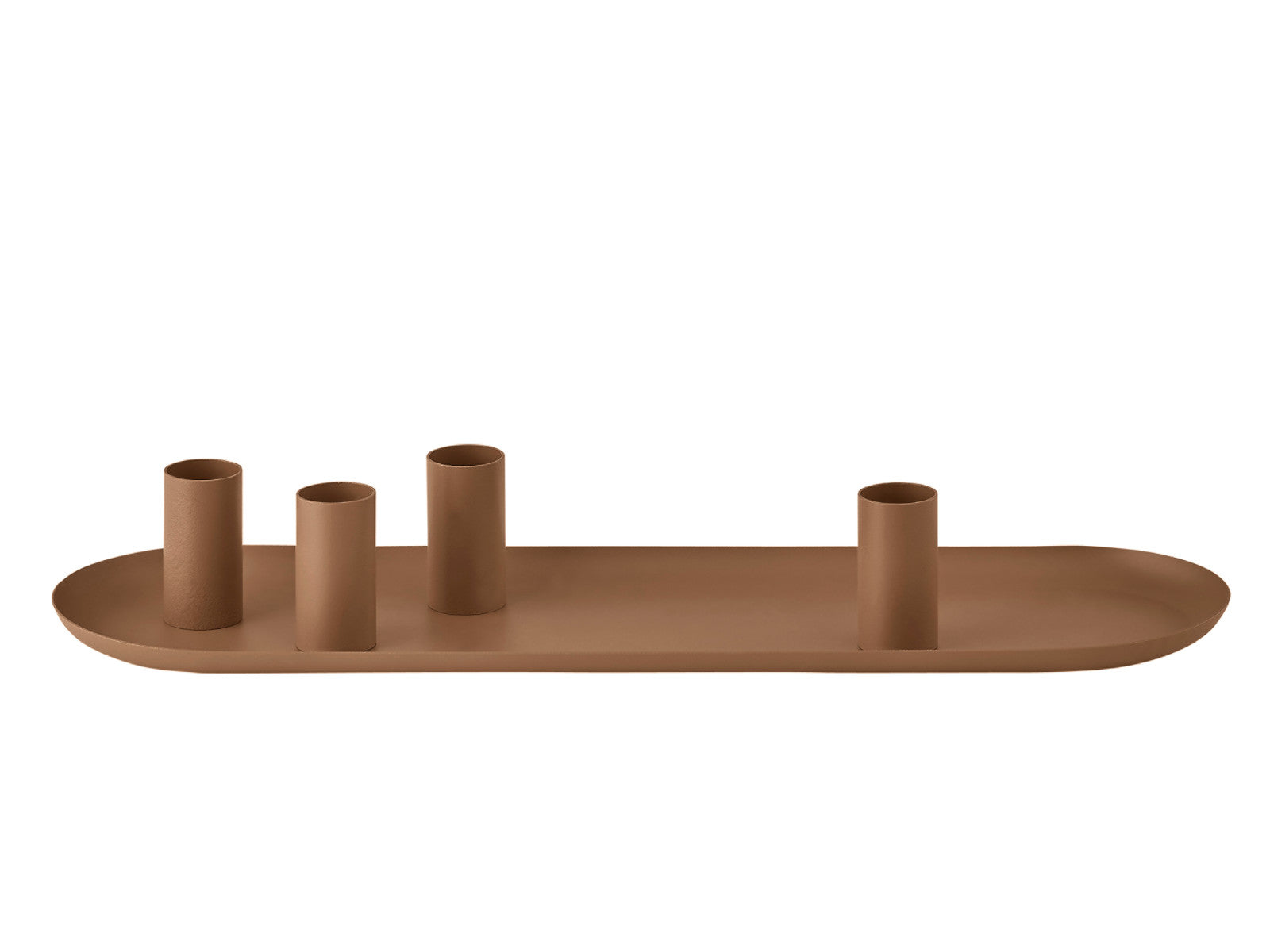 Blomus LOHA Kerzenhalter oval amber brown 37cm Freisteller 4