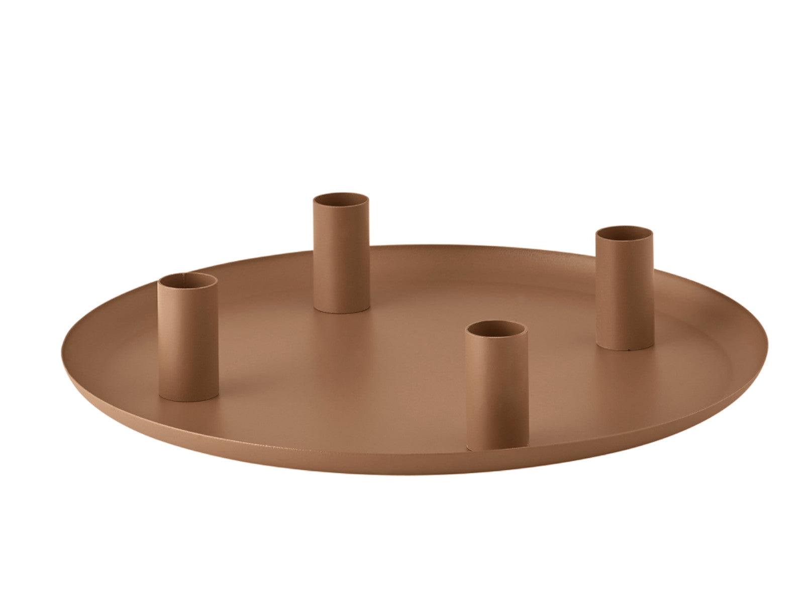 Blomus LOHA Kerzenhalter rund amber brown 30cm Freisteller 3