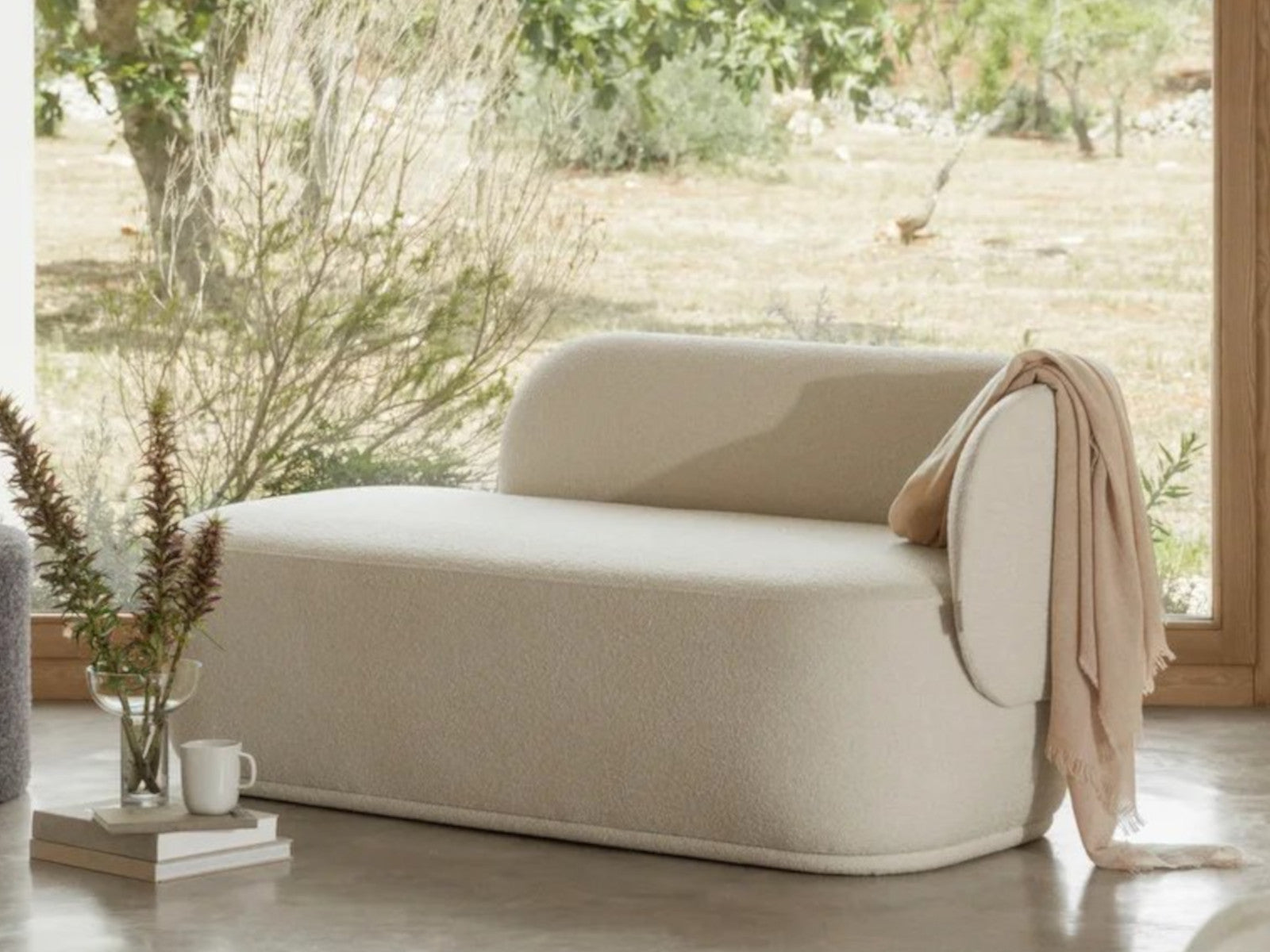 Blomus VAHLO Becher mit Henkel moonbeam 0,4l Lifestyle 1