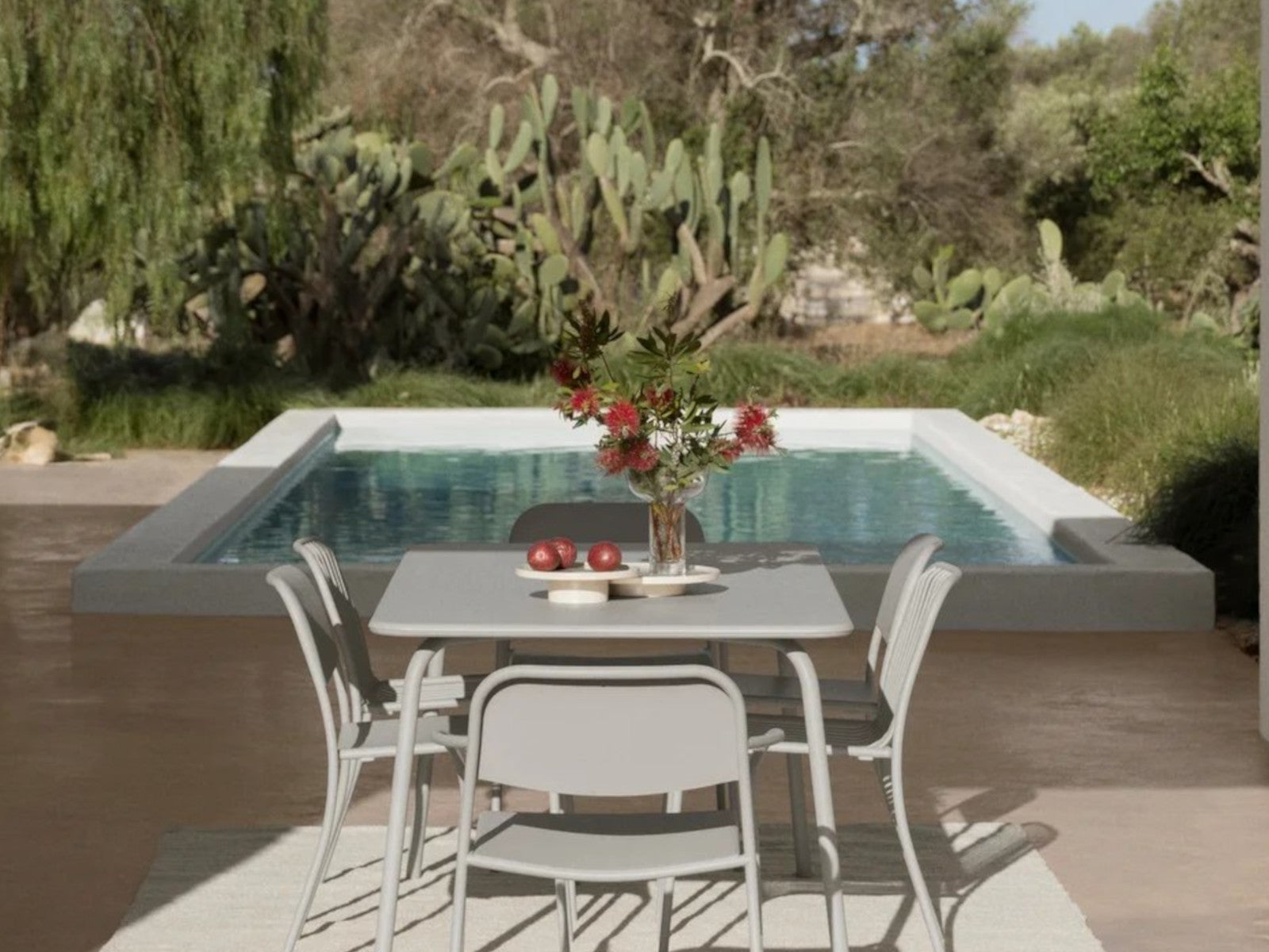 Blomus PILAR Tortenplatte L moonbeam 30cm Lifestyle 4