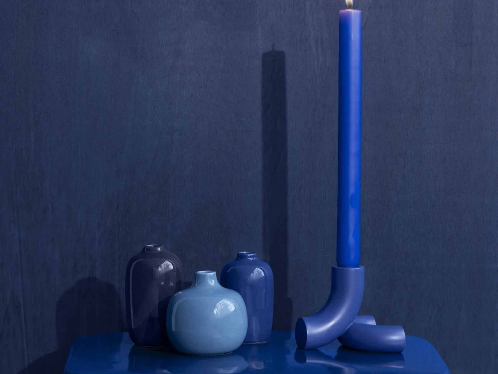 Blomus COLORA Vase S mazarine blue 15cm - Produktbild 3