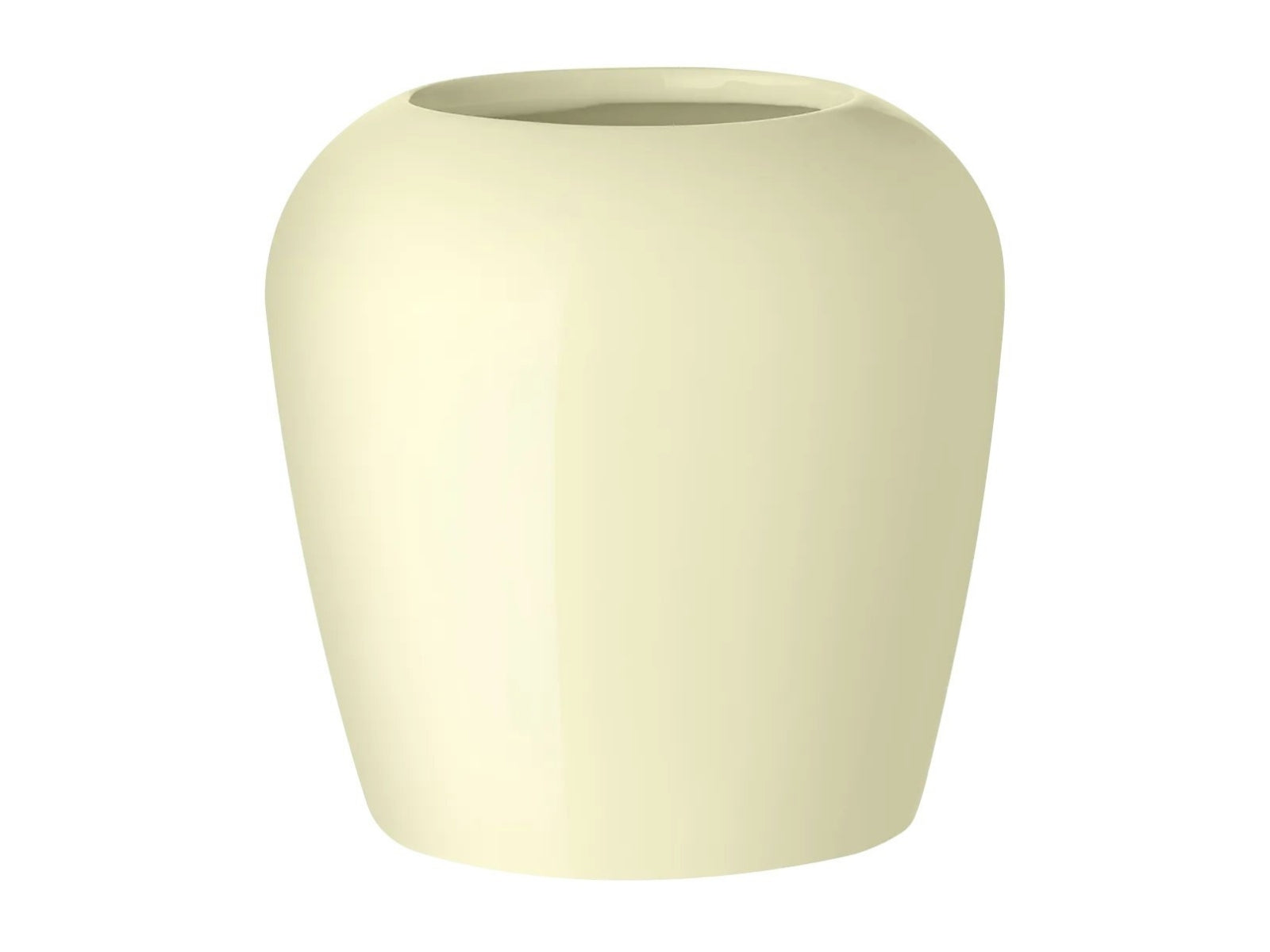 Blomus LETA Vase M transparent yellow 13cm Freisteller 1