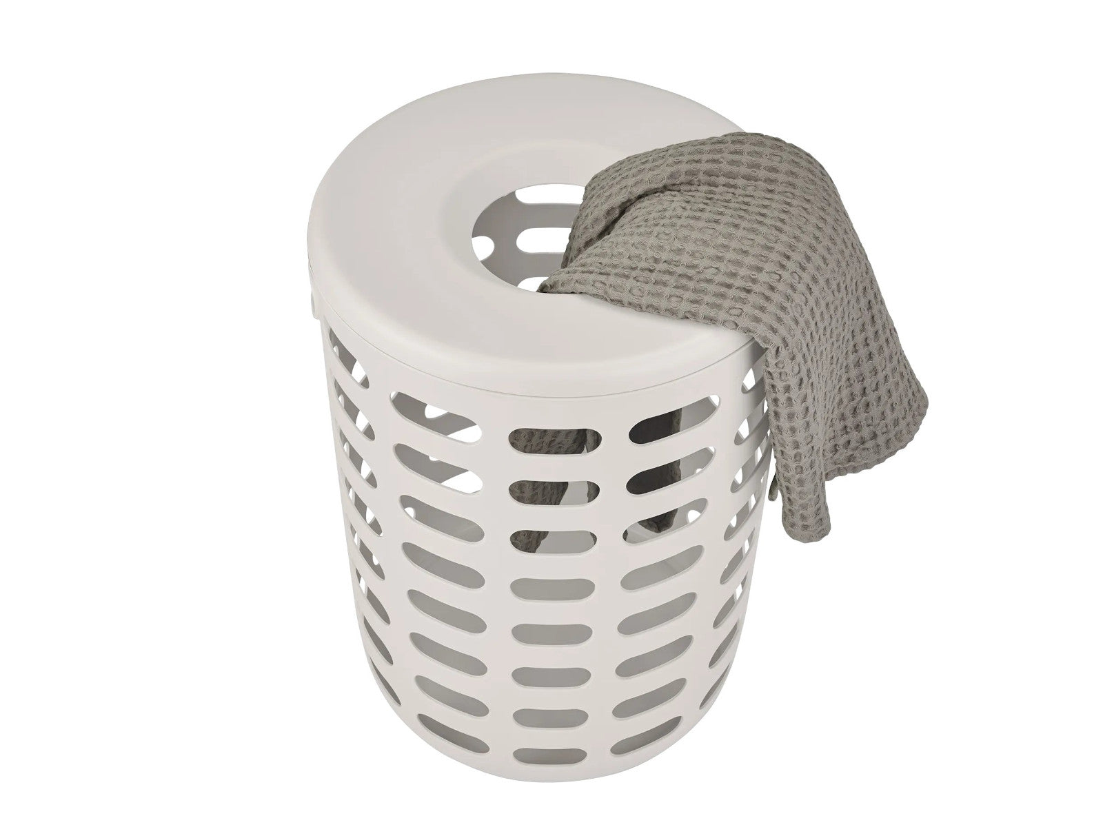 Blomus KORIE Wäschekorb moonbeam 55cm Freisteller 3